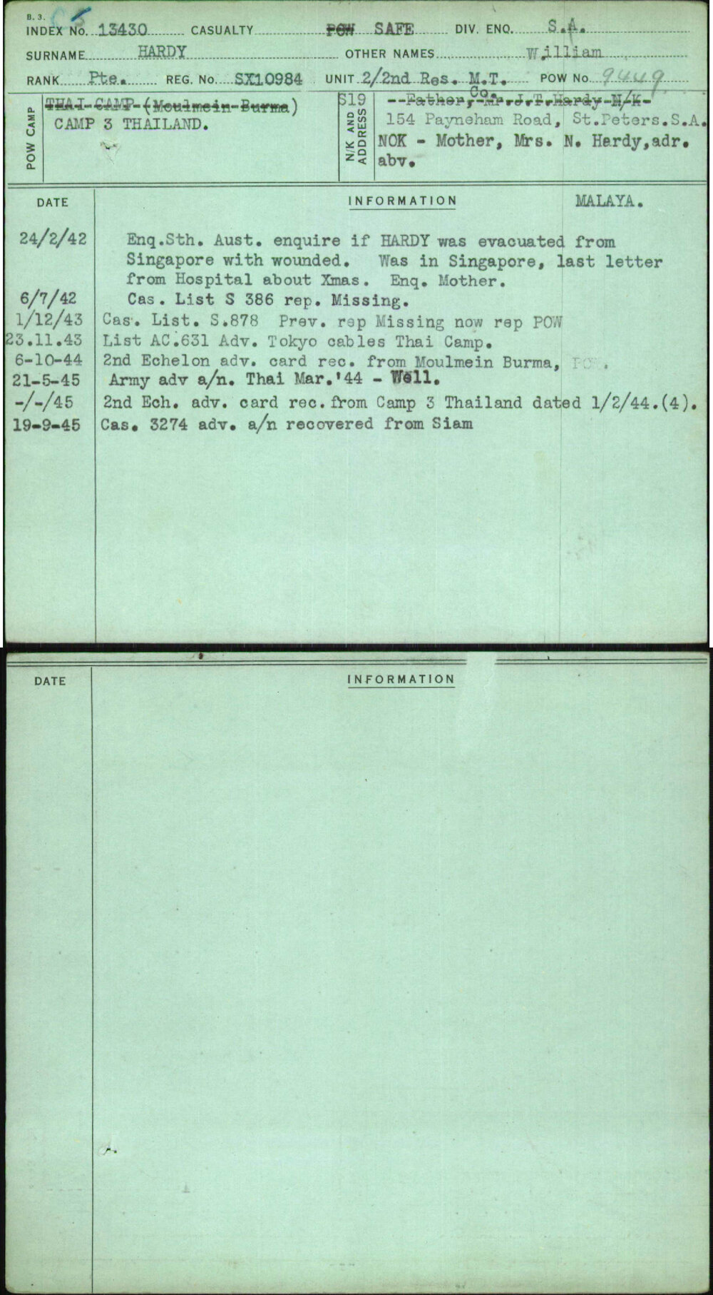 Hardy, William, SX10984