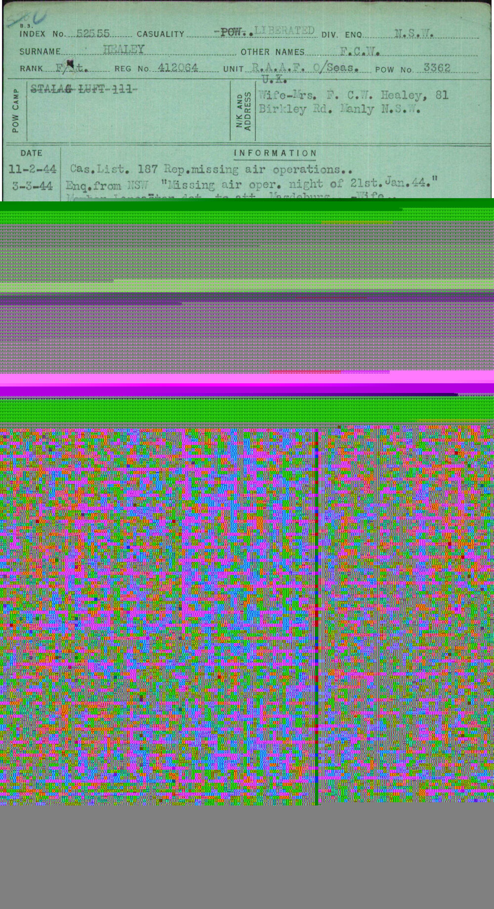 Healey, F C W, 412064