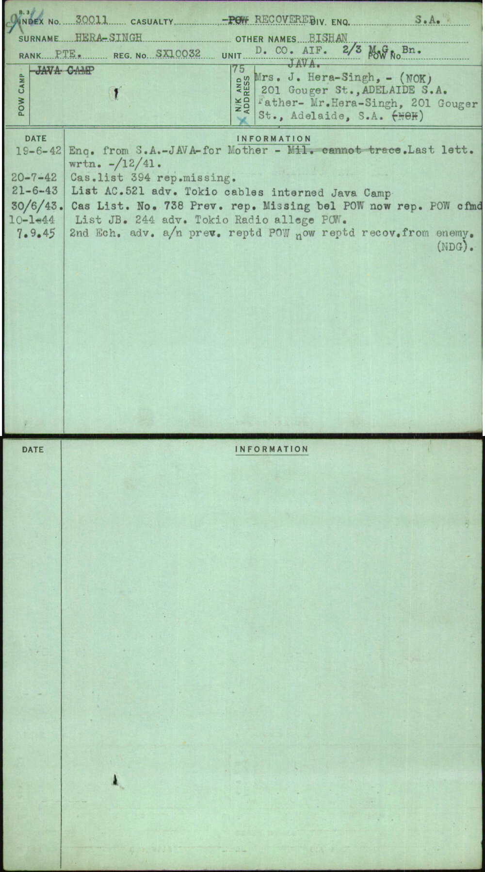 Hera-Singh, Bishan, SX10032