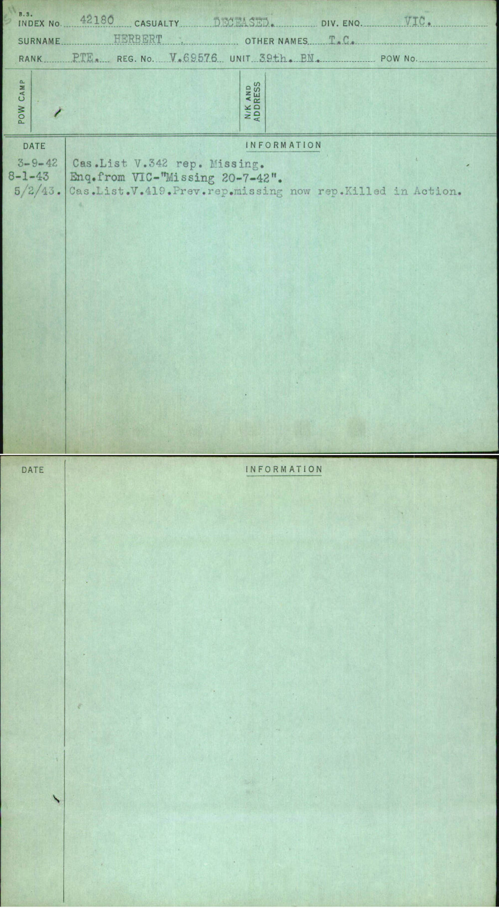 Herbert, T C, V69576