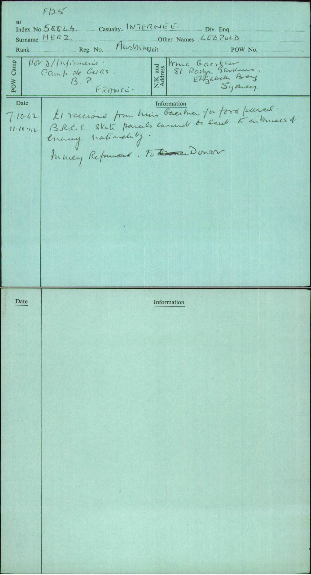 Herz, Leopold, Austrian