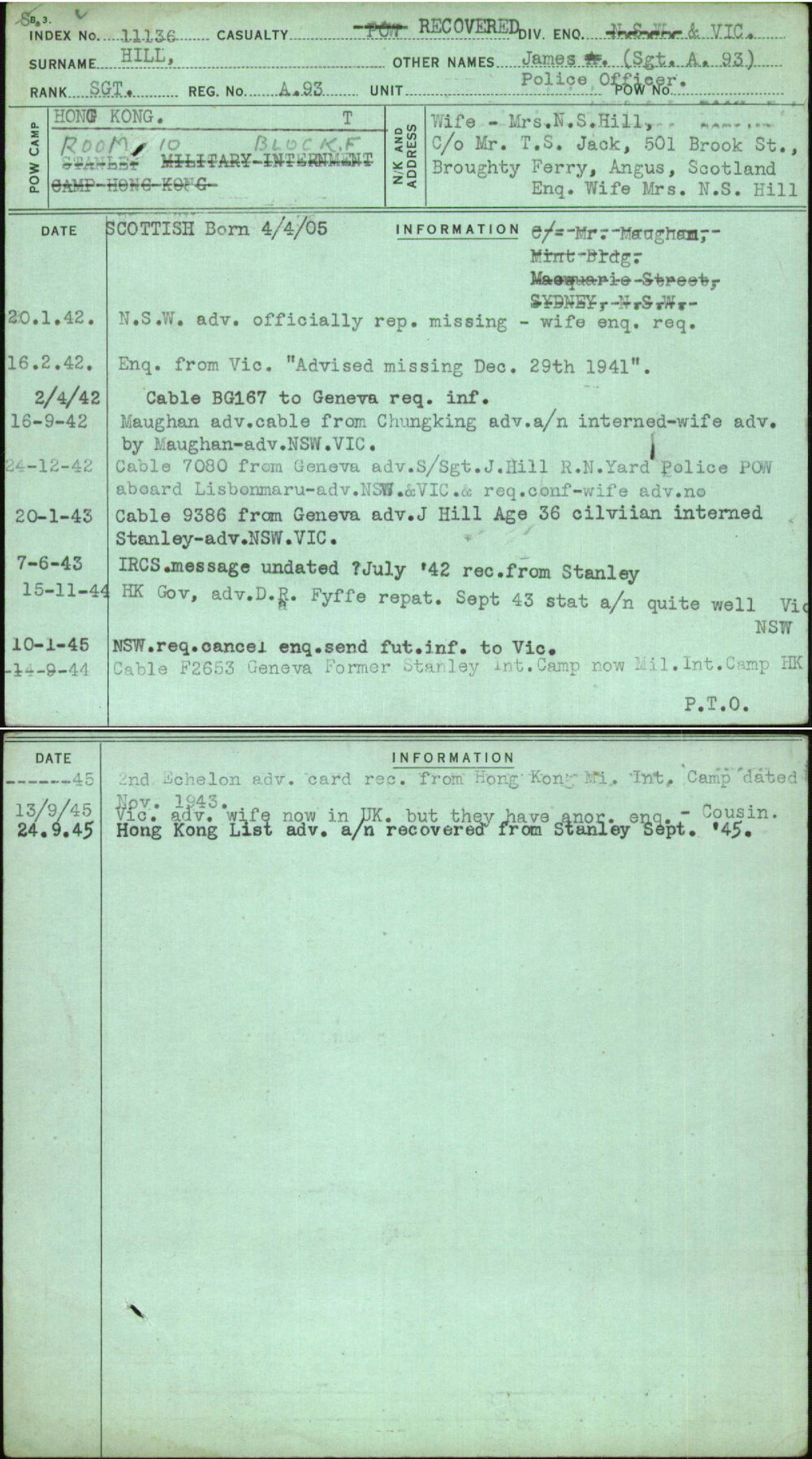 Hill, James (Sgt A 93), A93