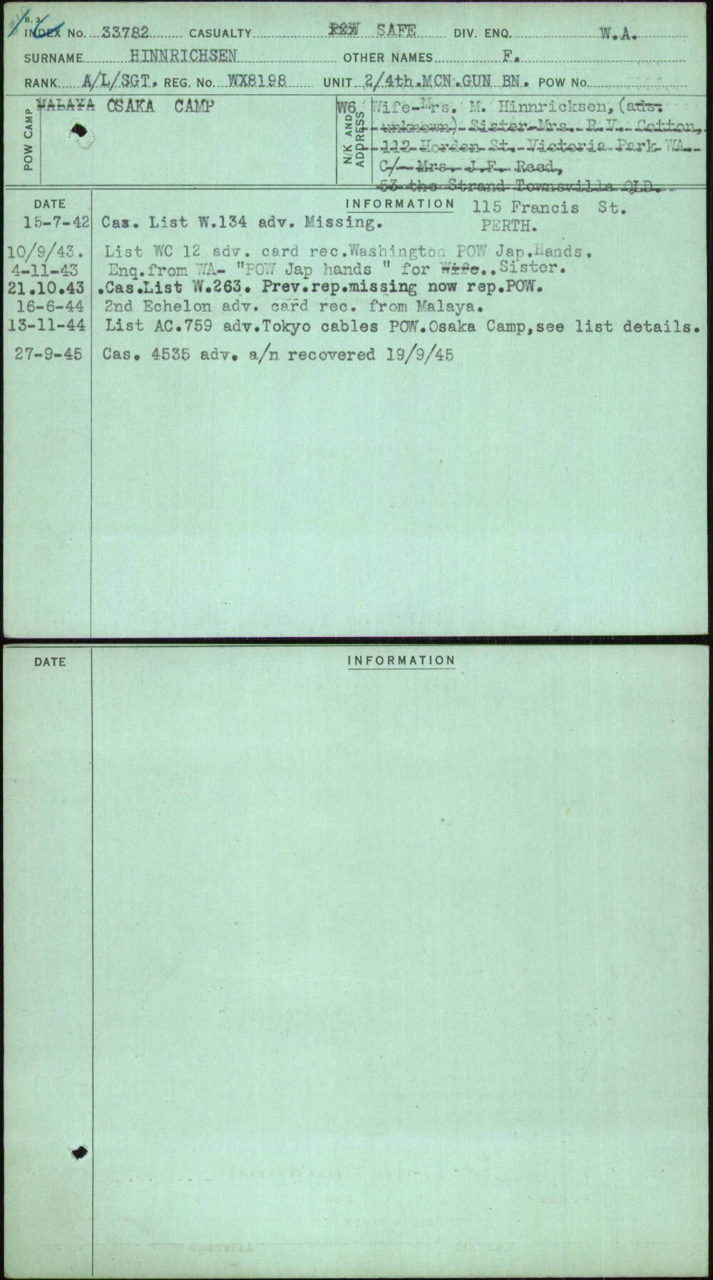 Hinnrichsen, F, WX8198