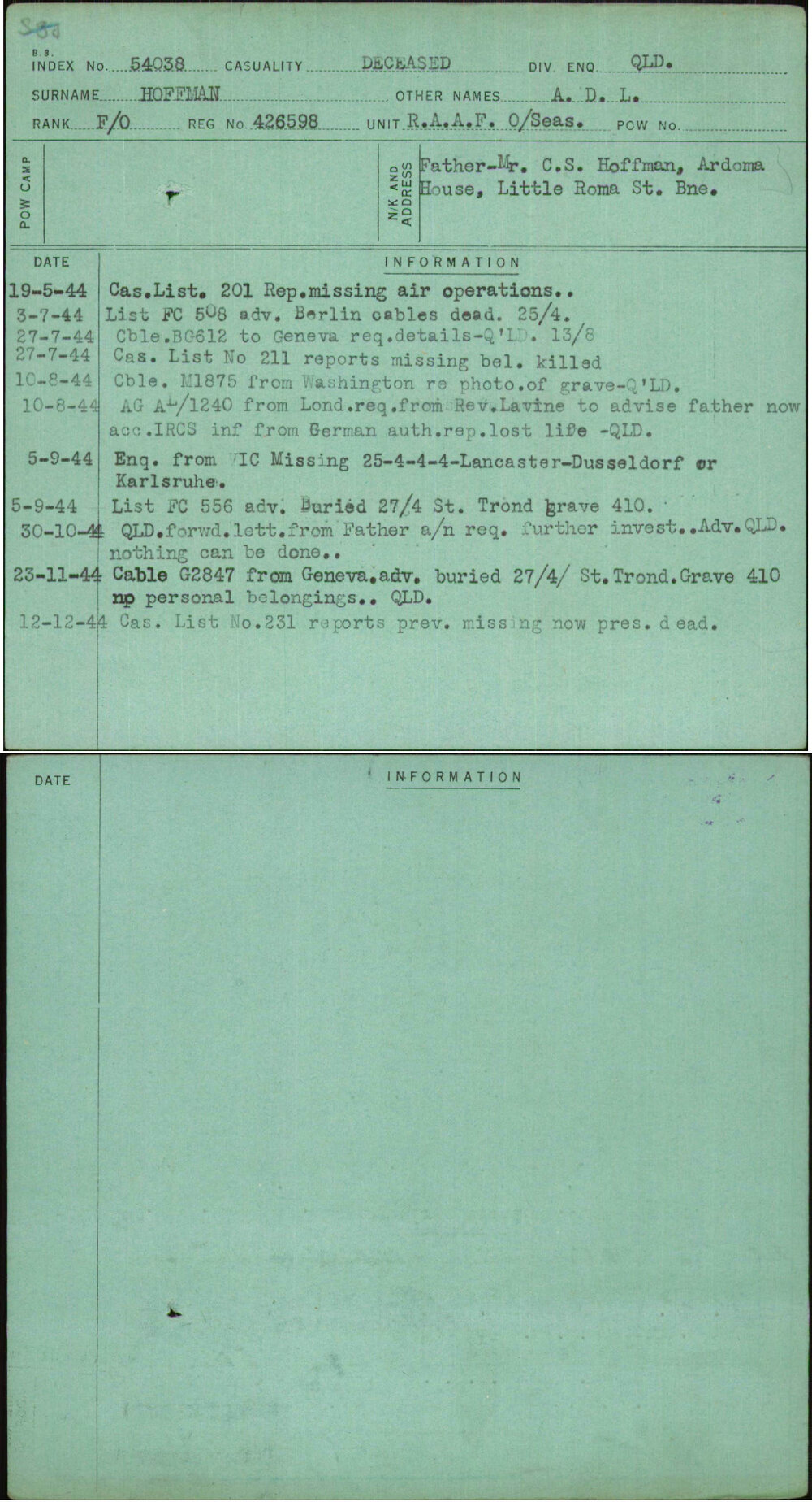 Hoffman, A D L, 426598