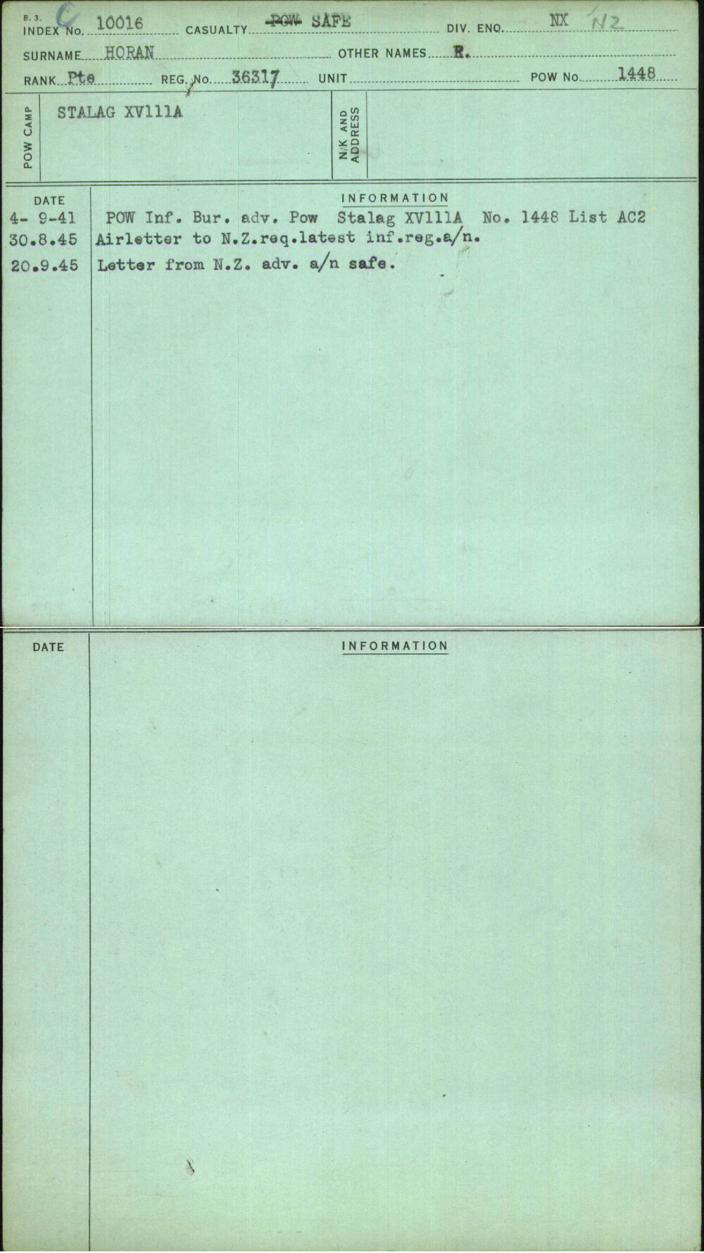 Horan, R, 36317