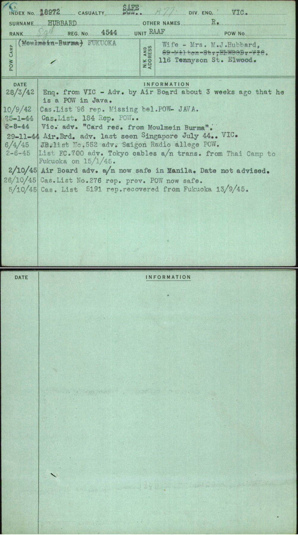 Hubbard, R, 4544