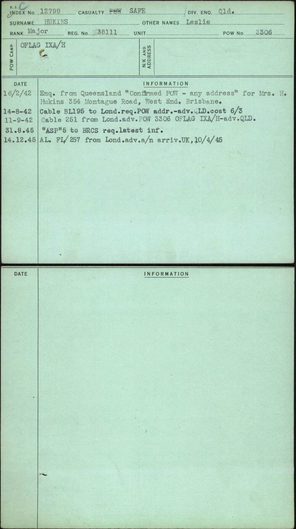 Hukins, Leslie, 38111