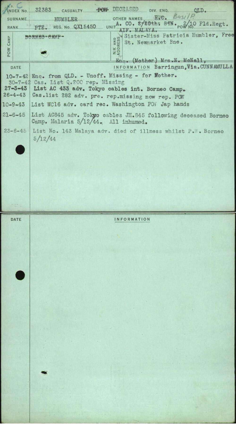 Humbler, Basilp, QX15450