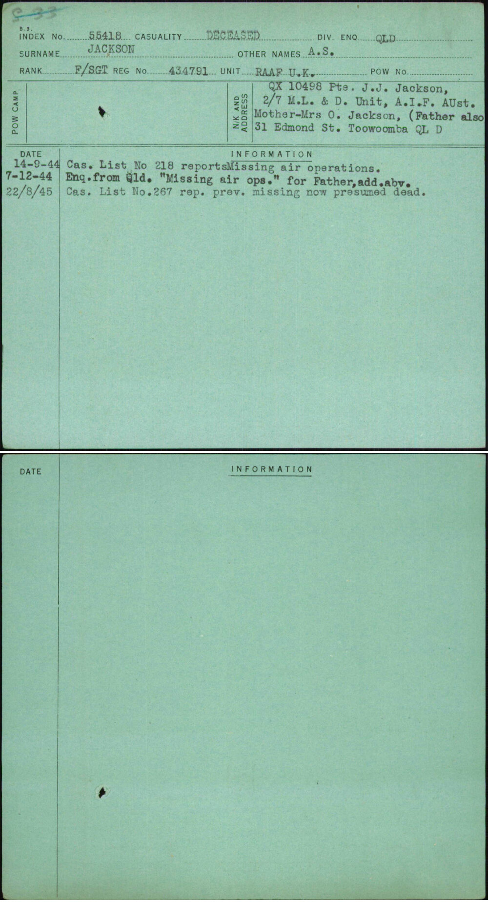 Jackson, A S, 434791