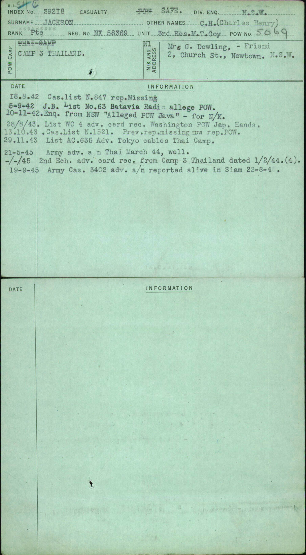 Jackson, C H (Charles Henry), NX58369