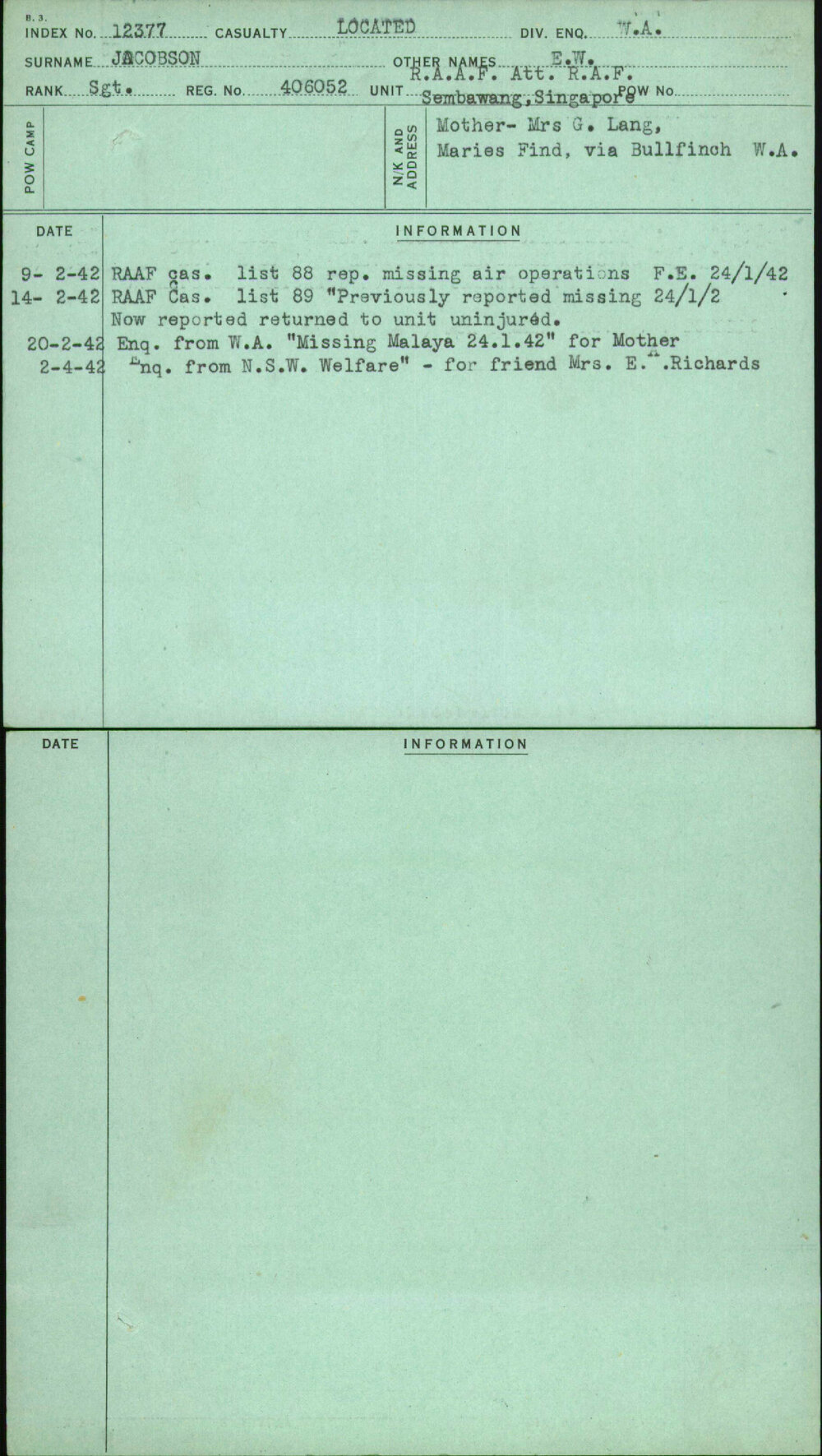 Jacobson, E W, 406052