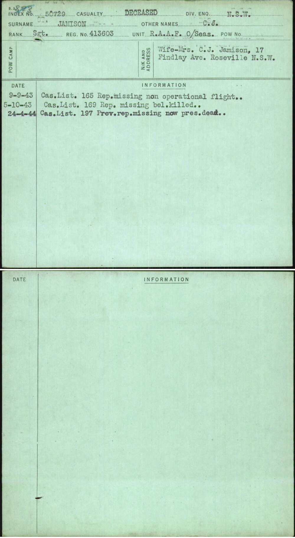 Jamison, C J, 413603