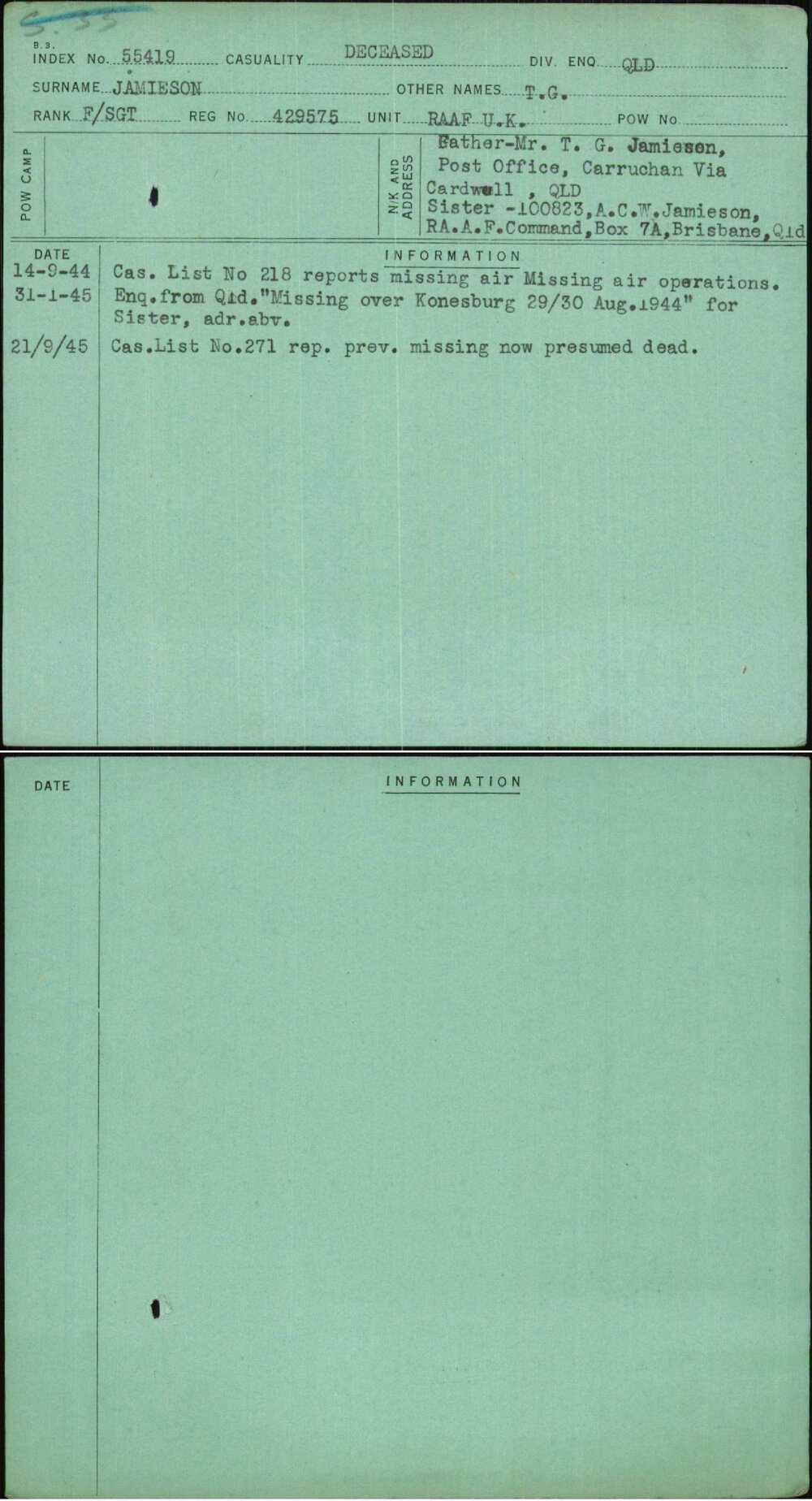 Jamieson, T G, 429575
