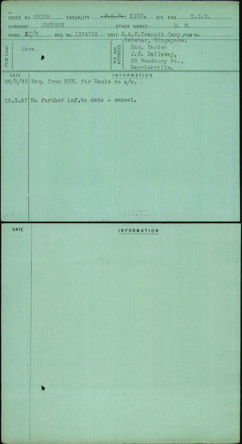 Johnson, R W, 1274755