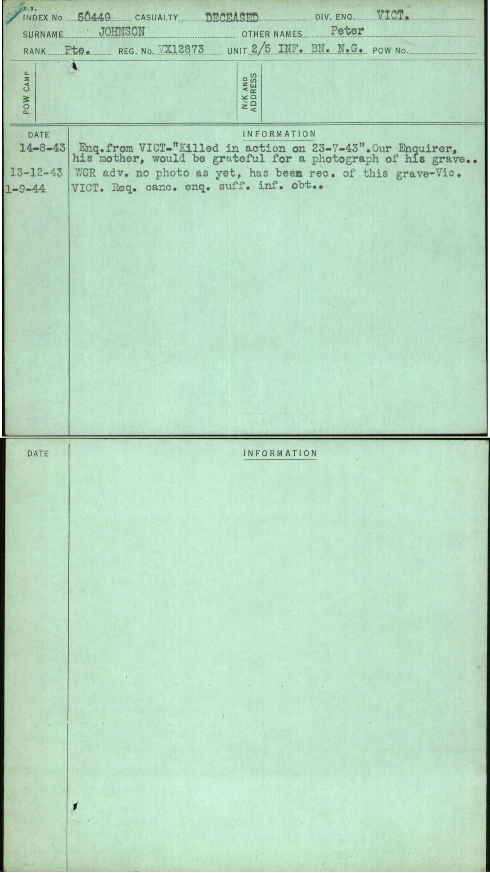 Johnson, Peter, VX12873