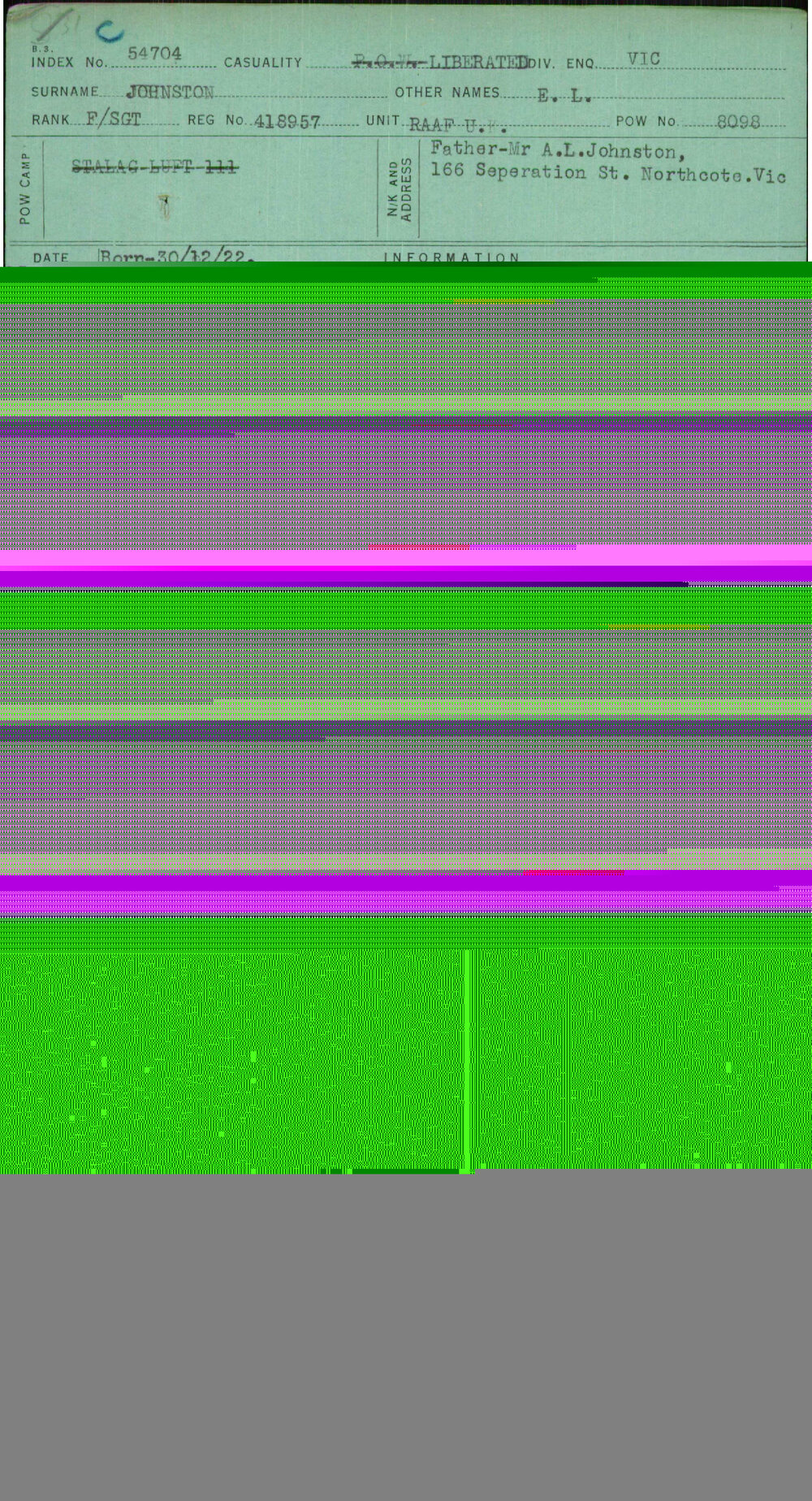 Johnston, E L, 418957