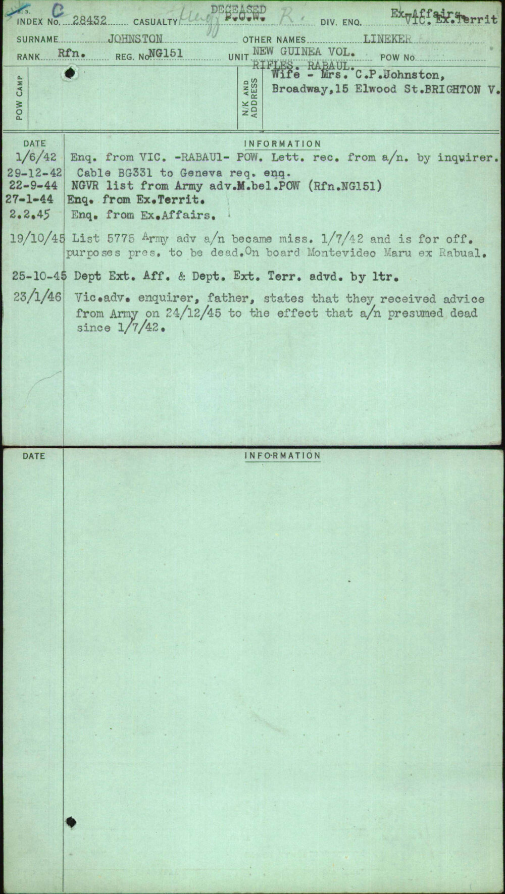 Johnston, Lineker, Ng151