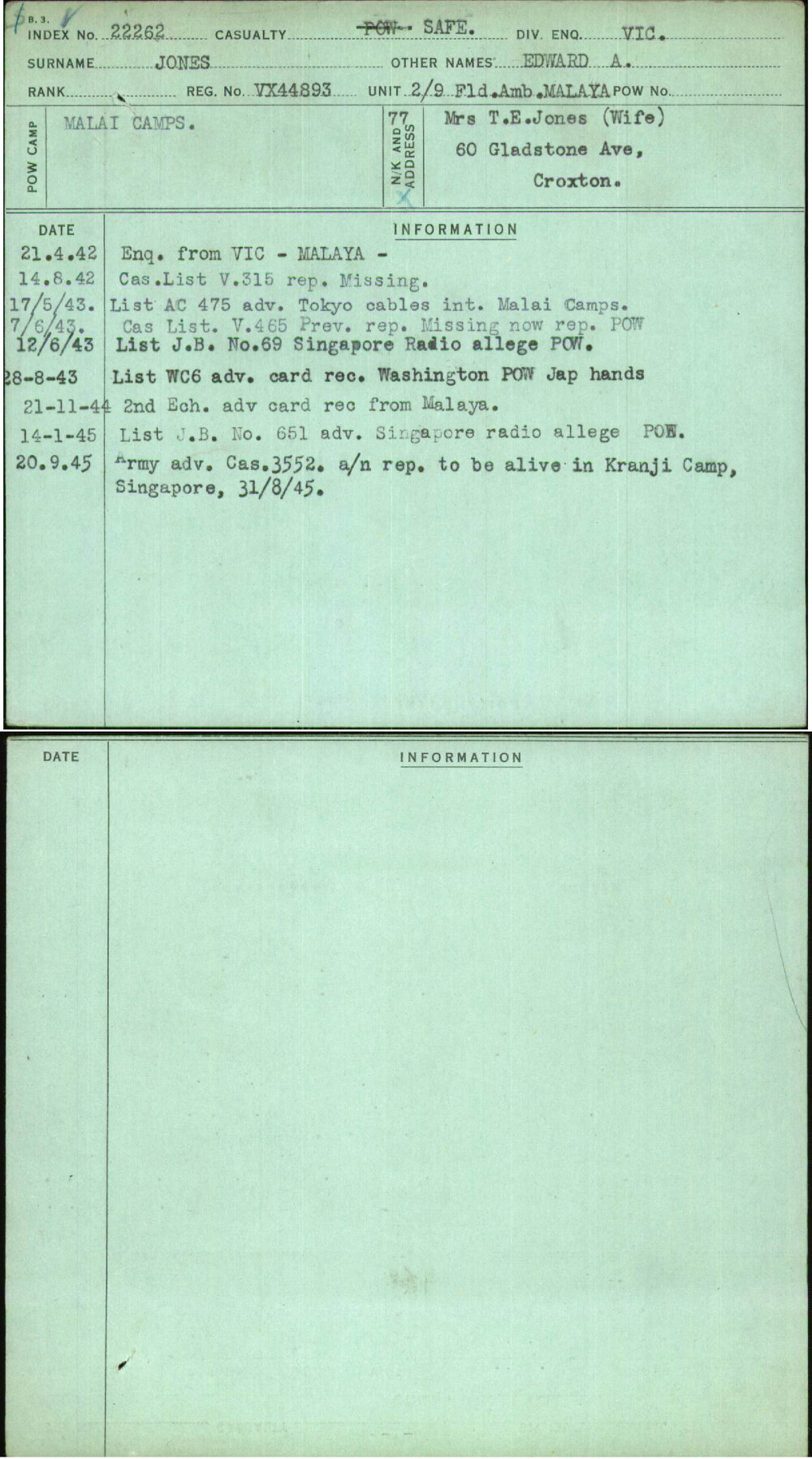 Jones, Edward A, VX44893