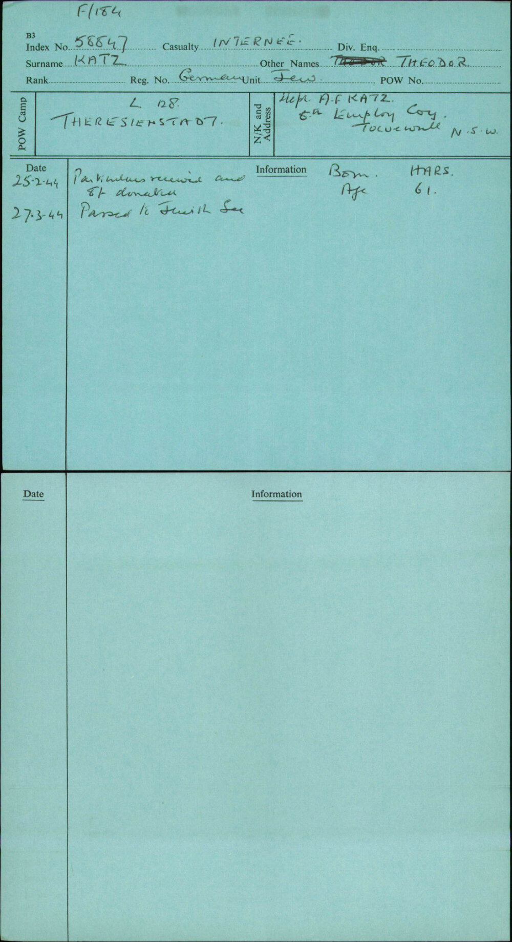 Katz, Theodor, German