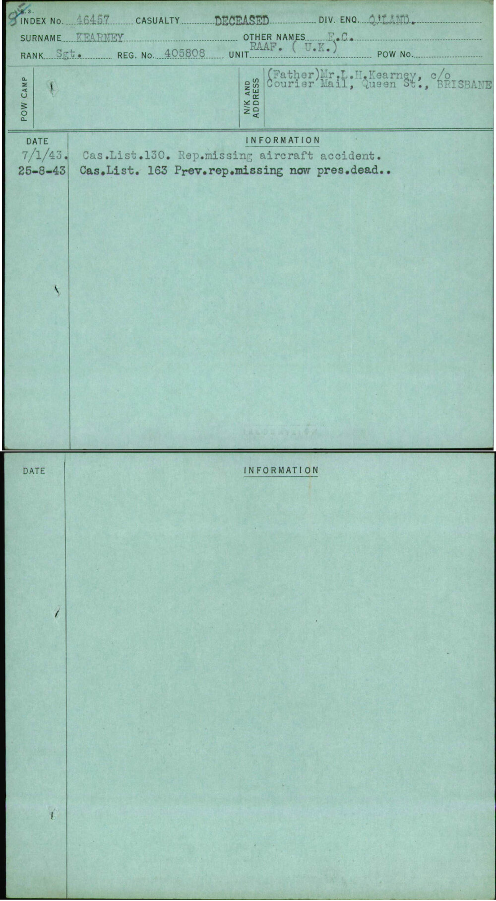 Kearney, F C, 405808