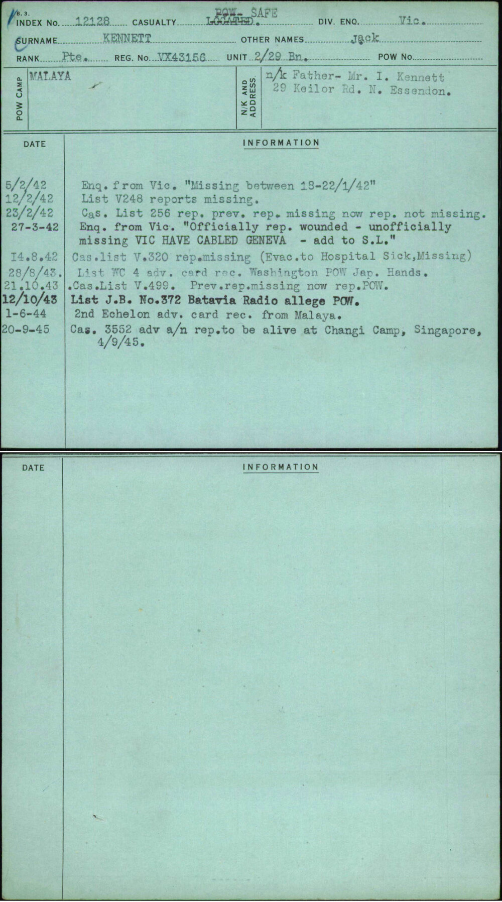 Kennett, Jack, VX43156