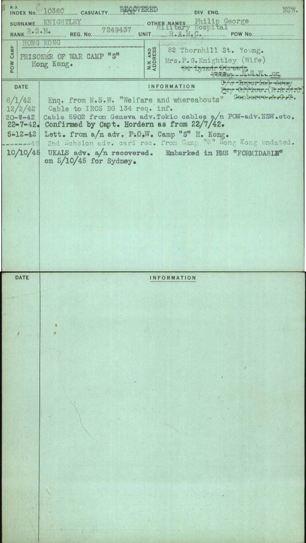 Knightley, Philip George, 7249437