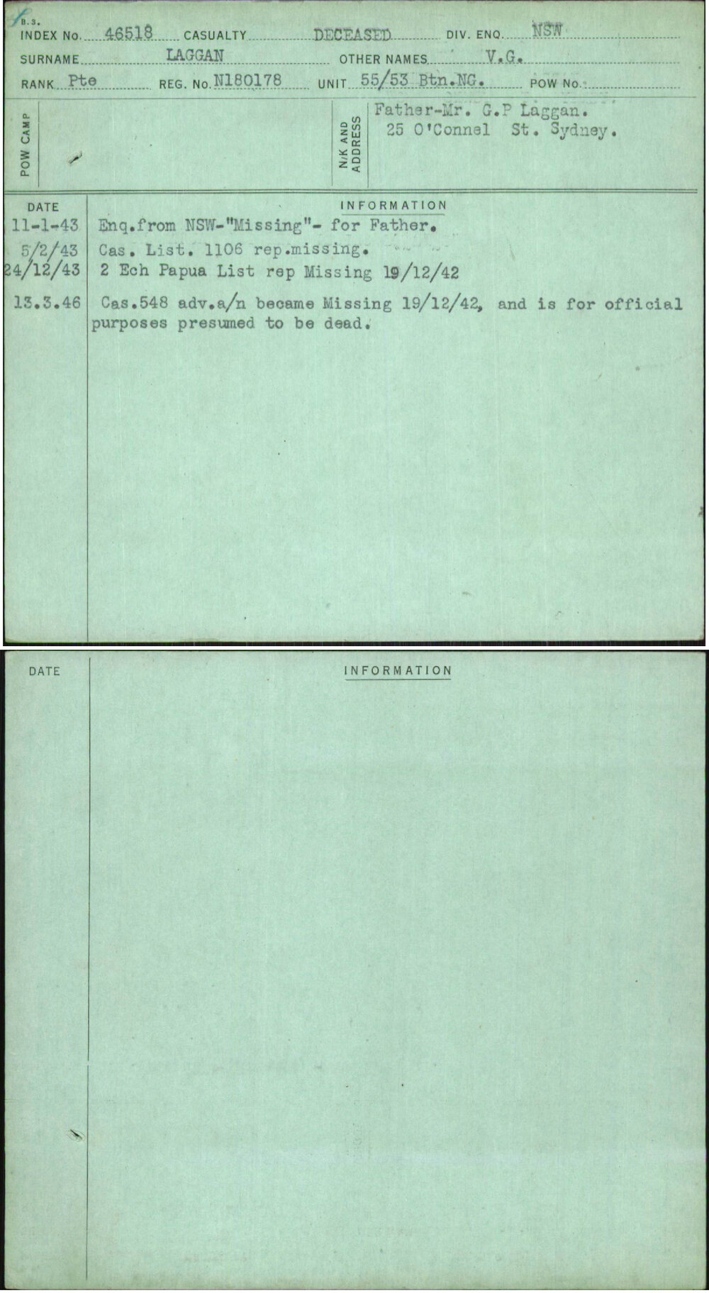 Laggan, V G, N180178