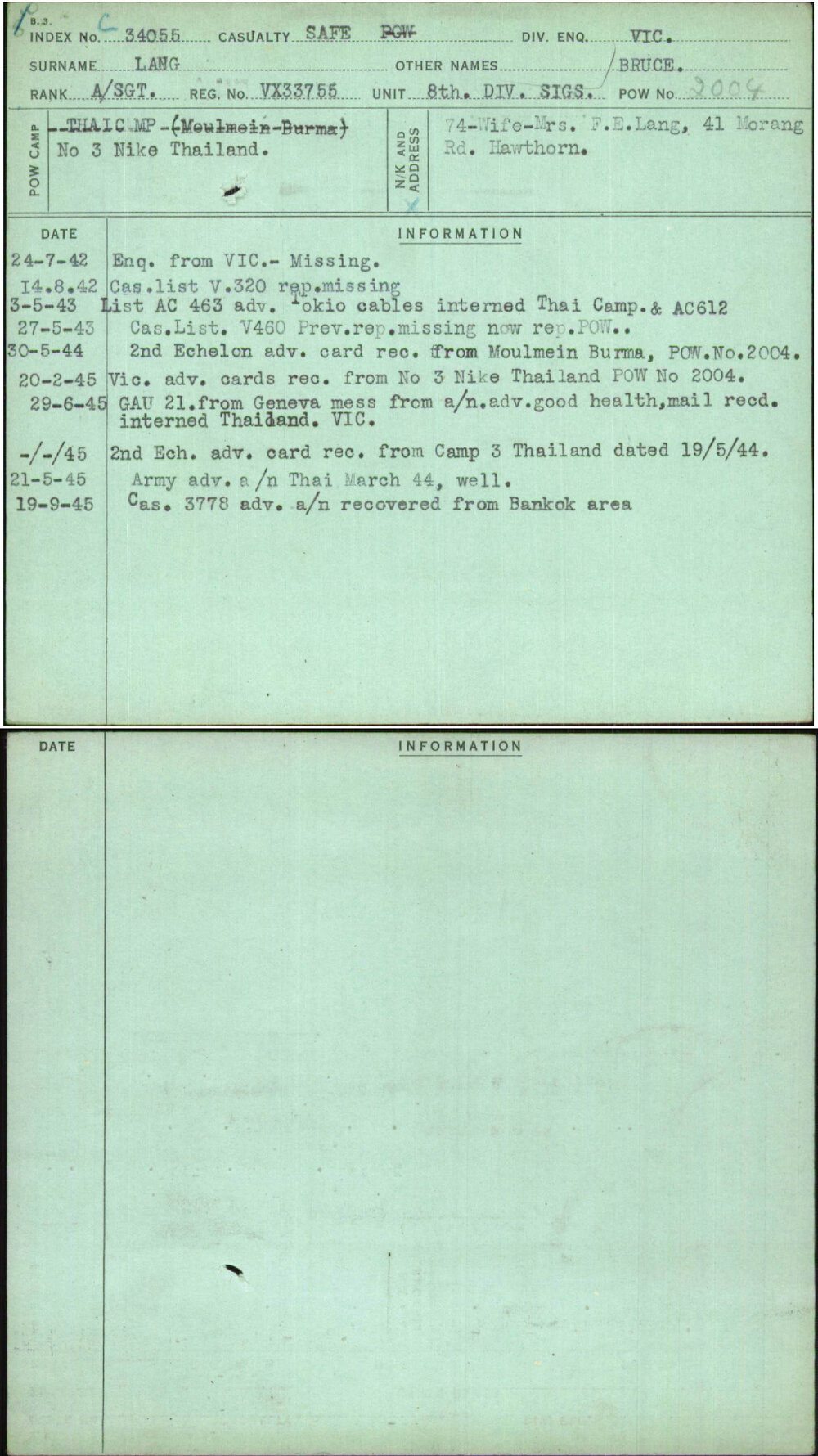 Lang, Bruce, VX33755