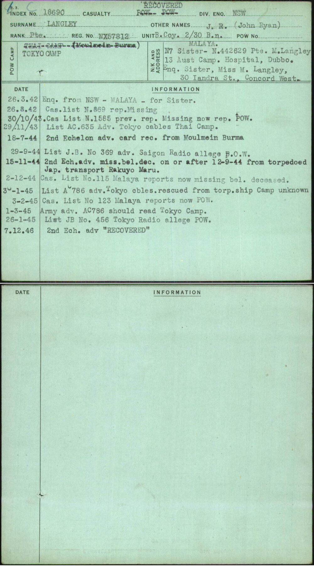 Langley, J R (John Ryan), NX57812