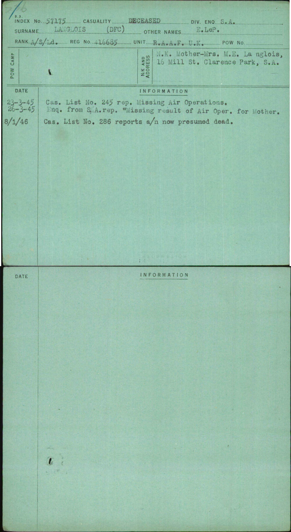 Langlois (Dfc), E Lep, 416685