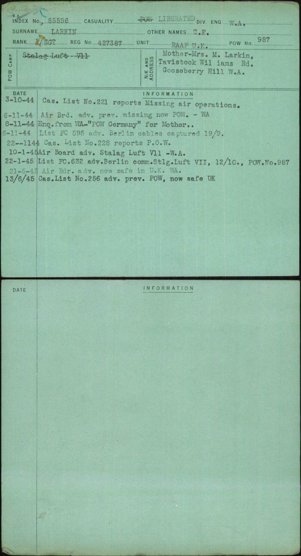 Larkin, C F, 427387