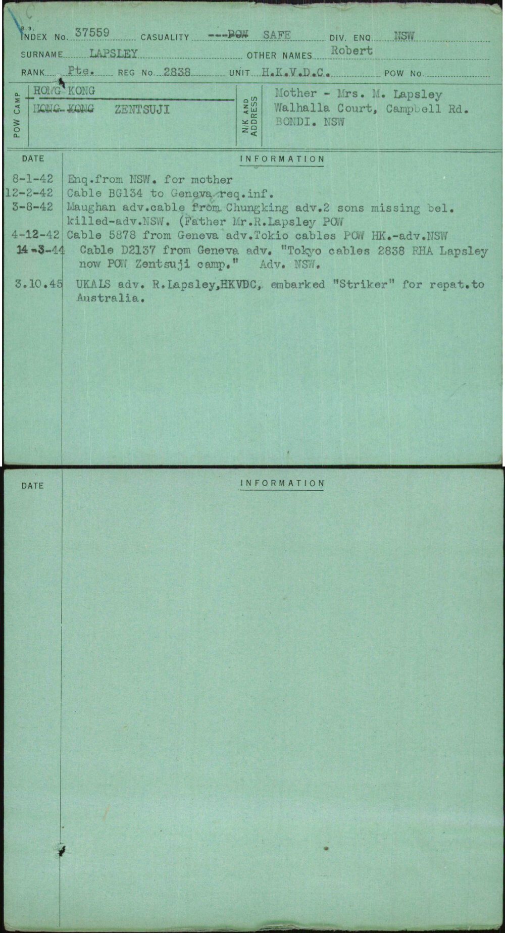 Lapsley, Robert, 2838