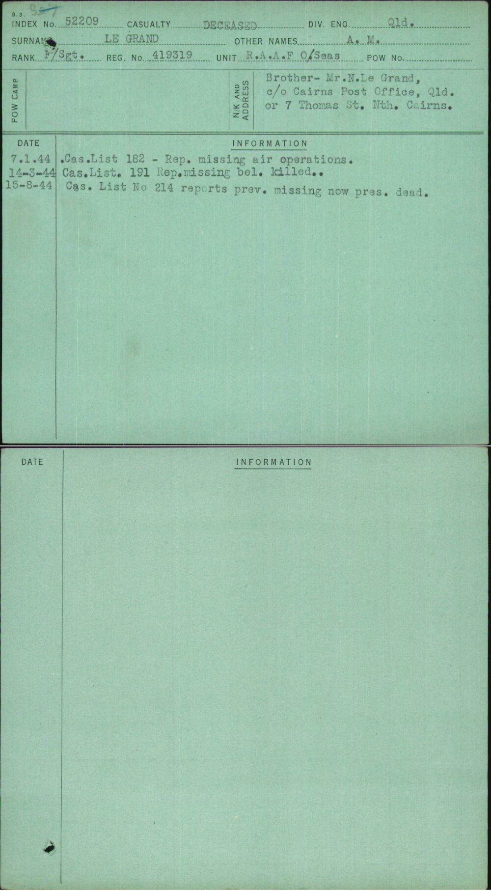 Le Grand, A M, 419319
