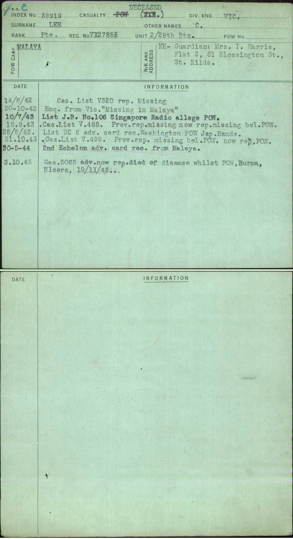 Lee, C, VX27855