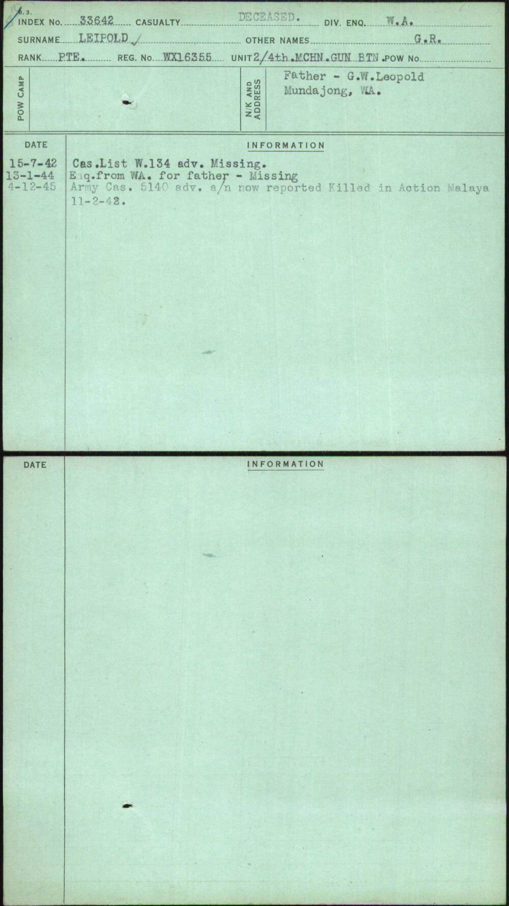 Leipold, G R, WX16355