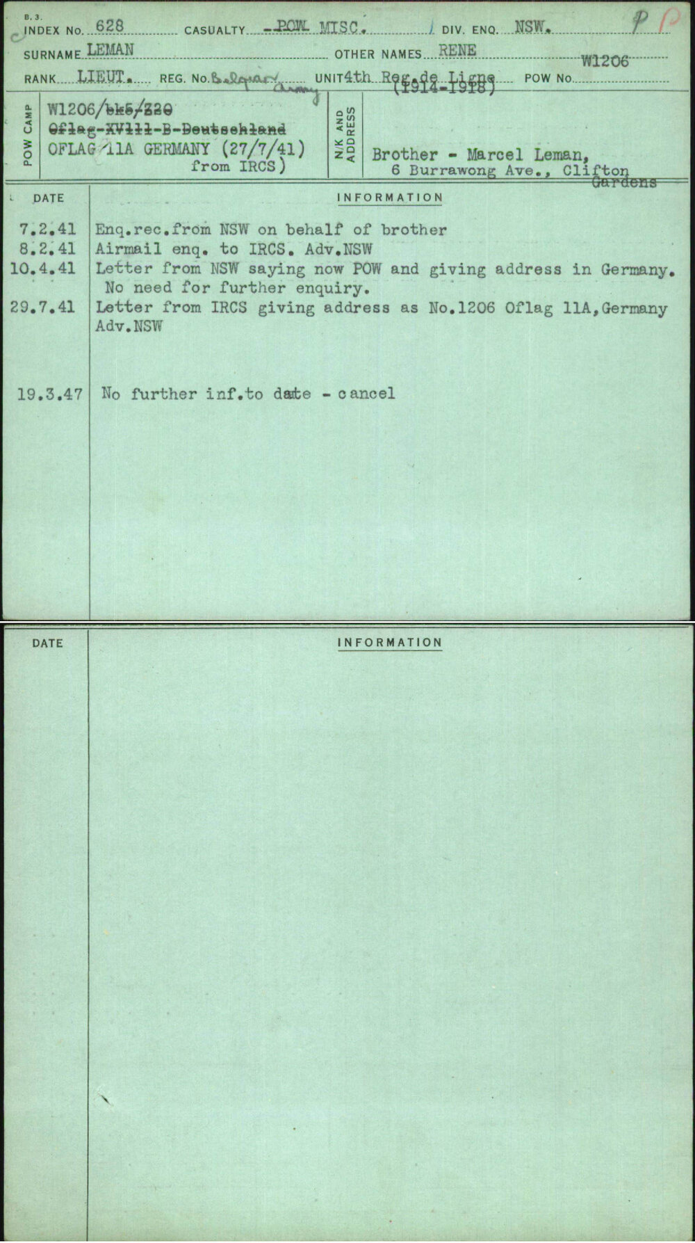 Leman, Rene, Belgian