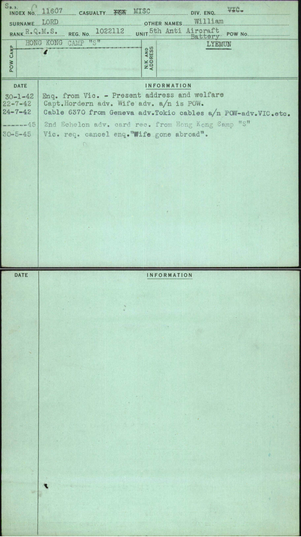 Lord, William, 1022112