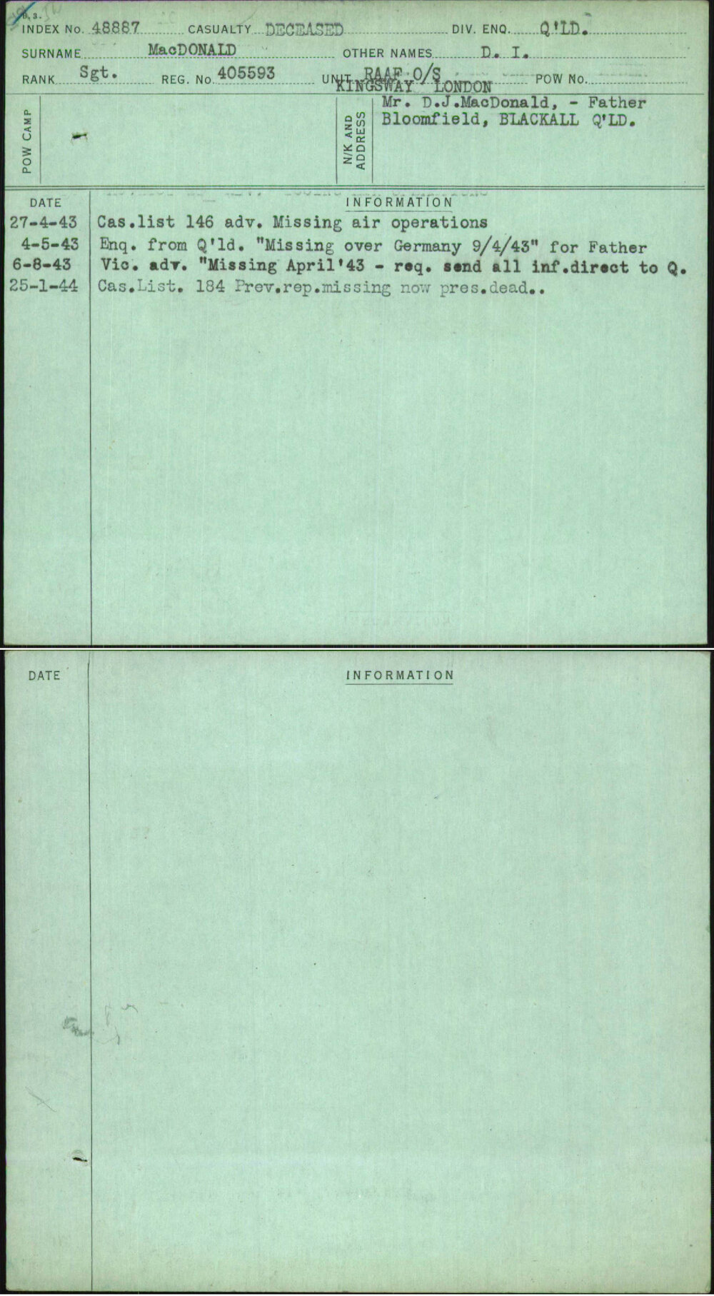Macdonald, D I, 405593