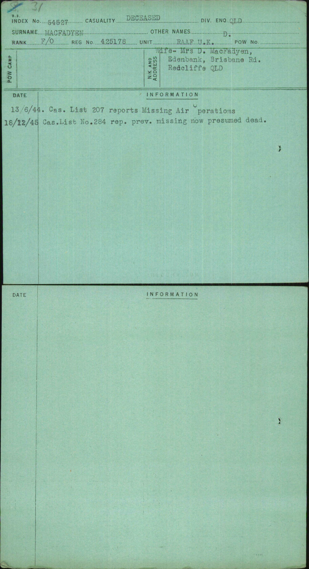 Macfadyen, D, 425178