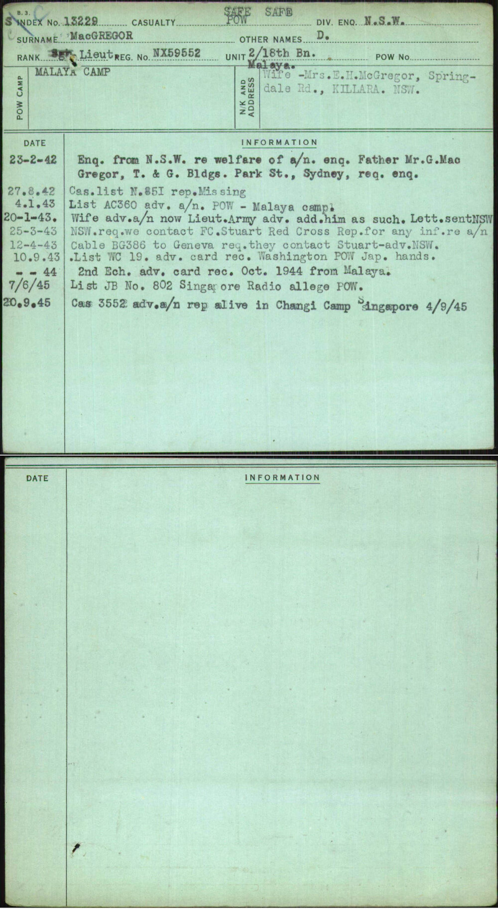 Macgregor, D, NX59552