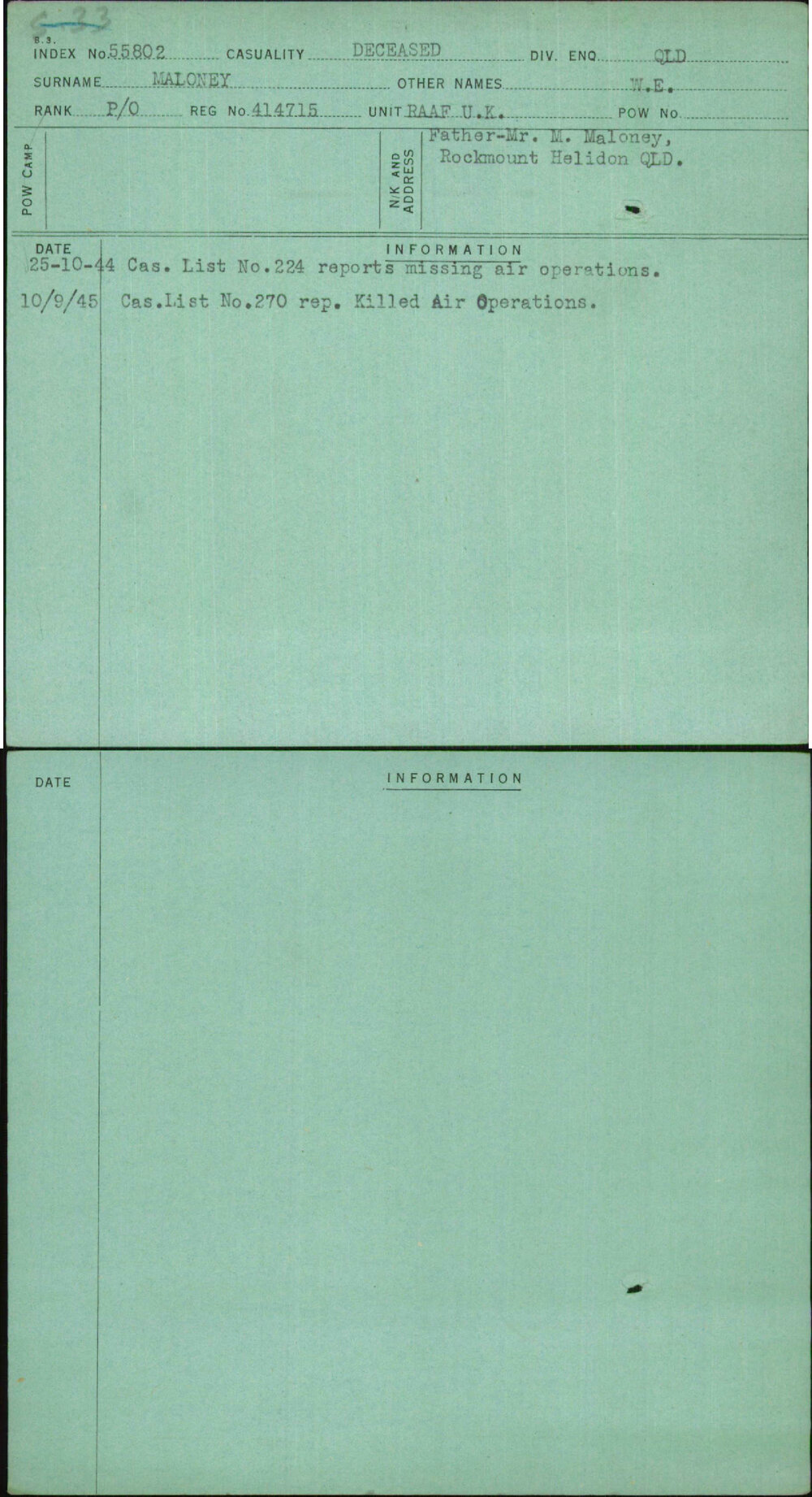 Maloney, W E, 414715