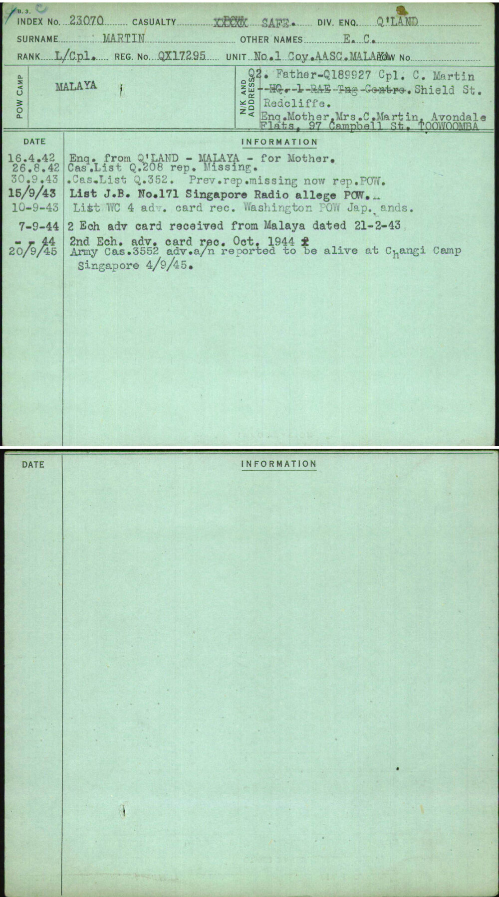 Martin, E C, QX17295