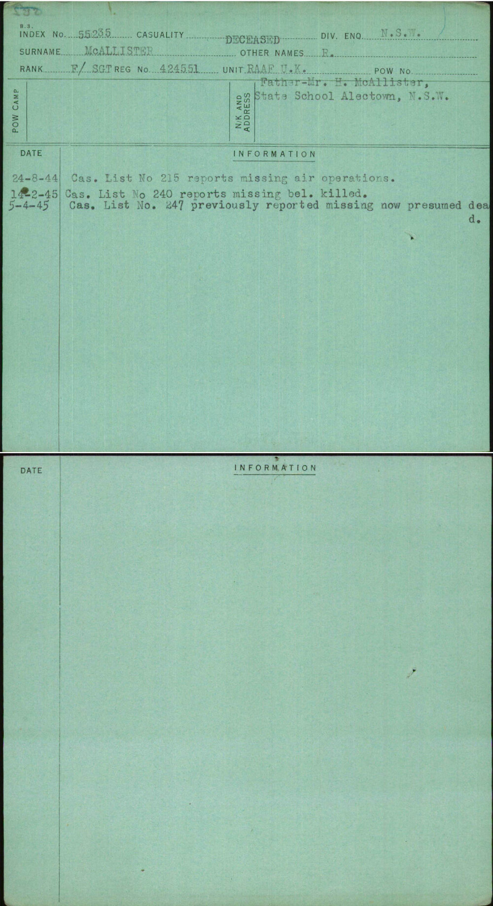 Mcallister, R, 424551