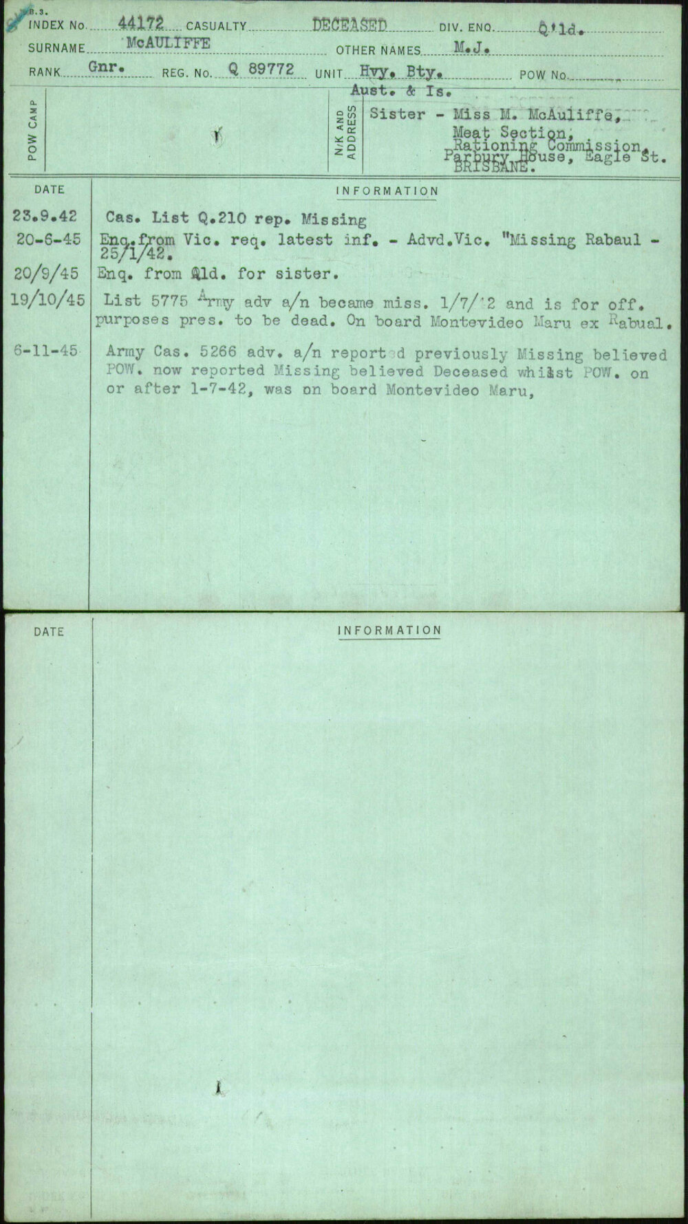 Mcauliffe, M J, Q89772