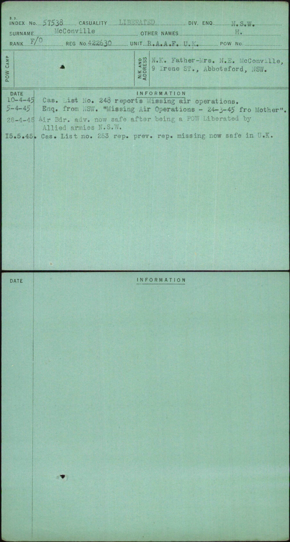 Mcconville, H, 422630