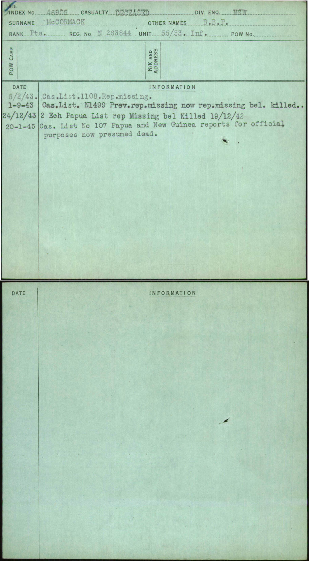 Mccormack, B B P, N263844