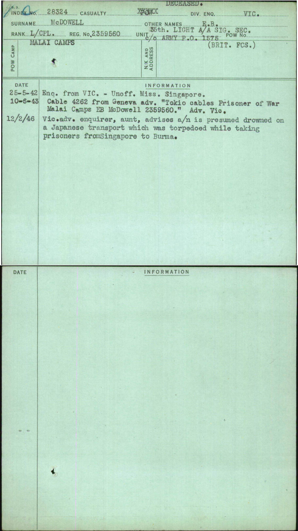 Mcdowell, E B, 2359560