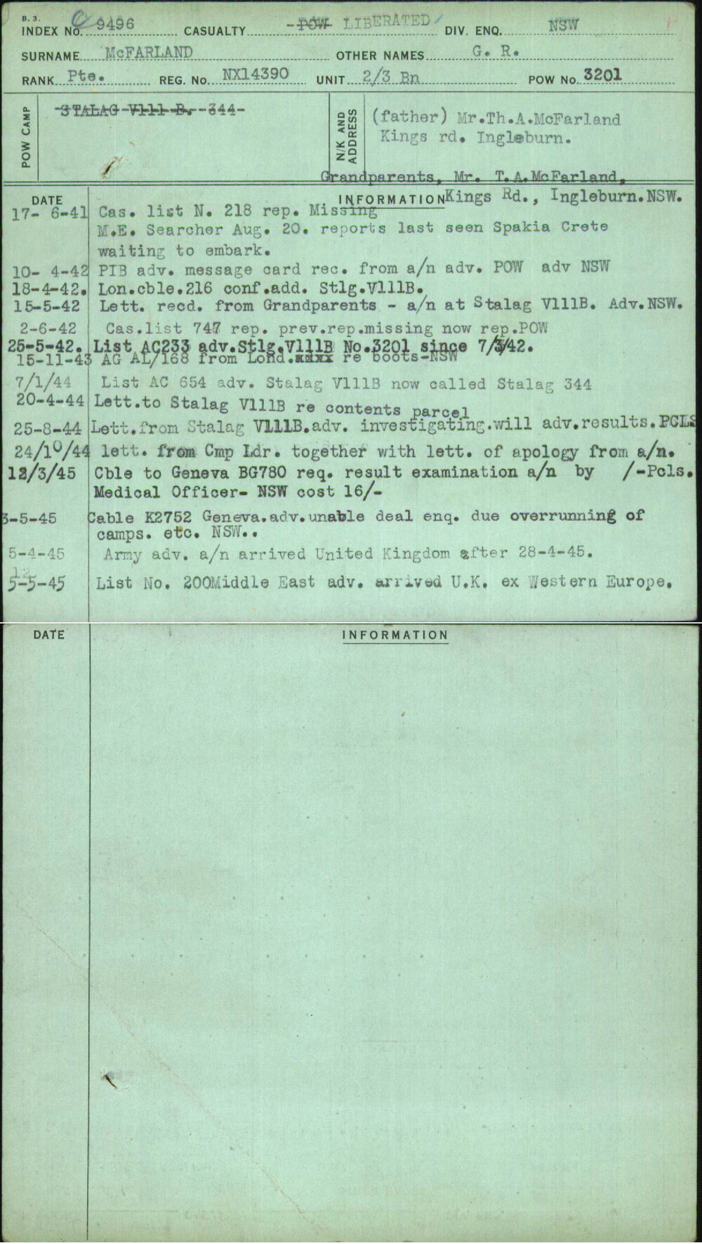 Mcfarland, G R, NX14390