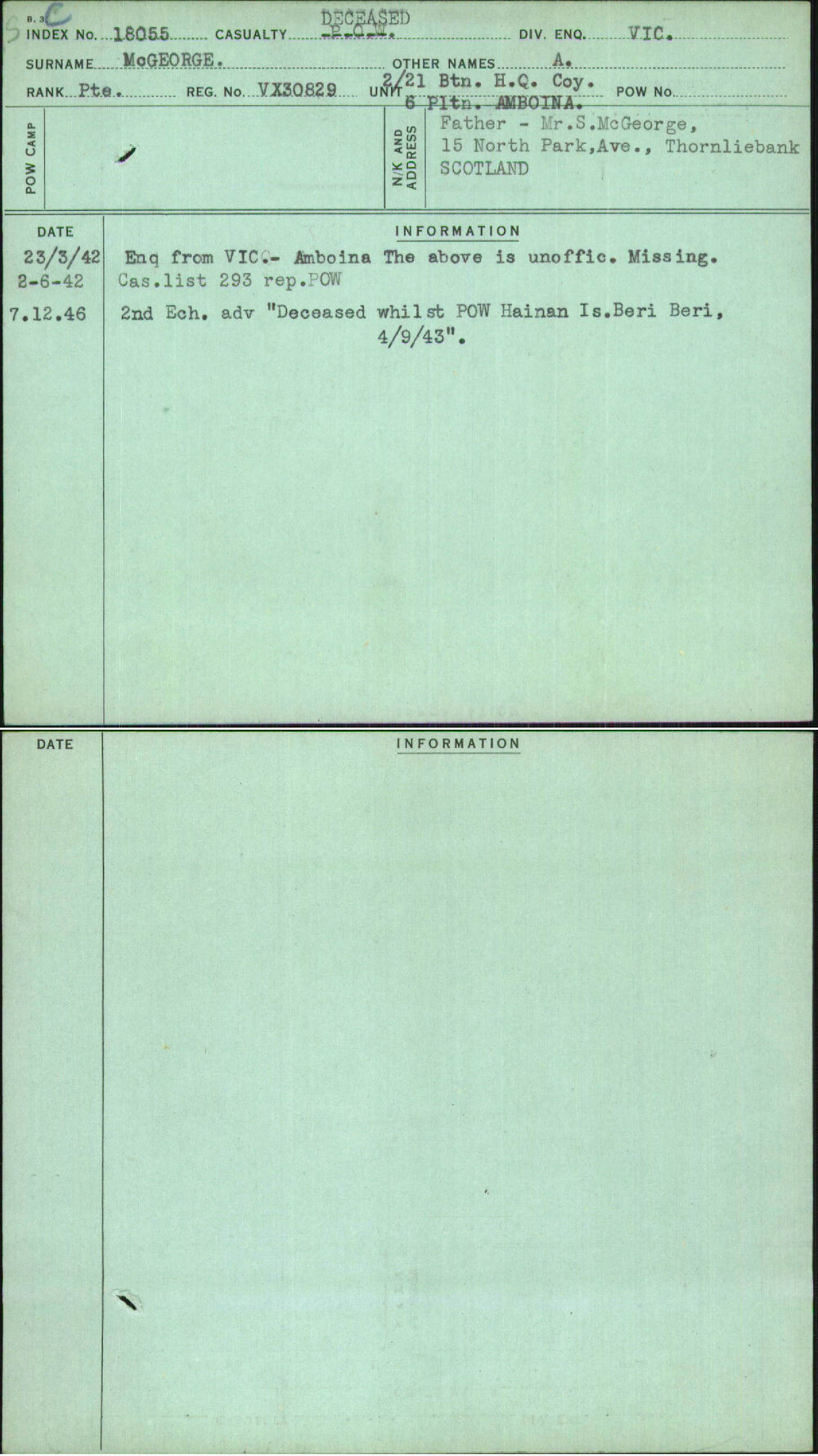 Mcgeorge, A, VX30829