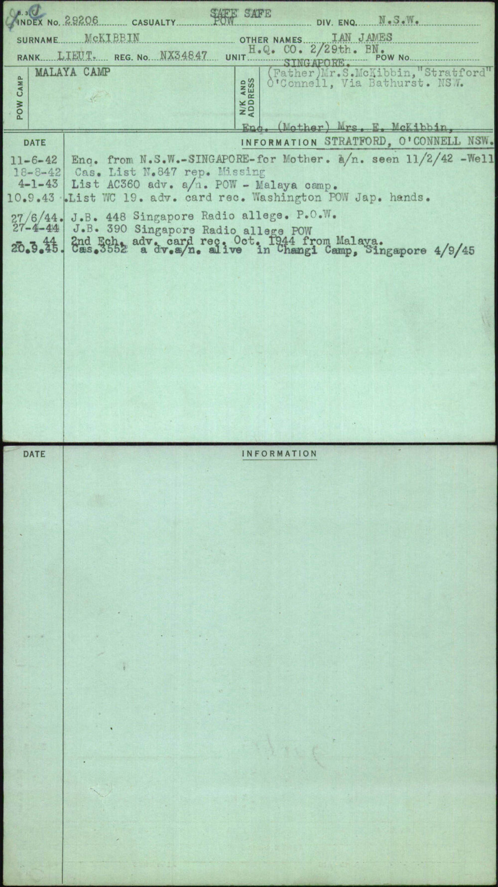 Mckibbin, Ian James, NX34847